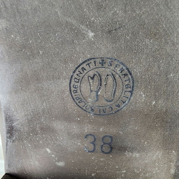 Vintage Tall Fashion Riding Boots Dark Taupe Brown Size 38=7.5 Prep Preppy - Picture 16 of 16